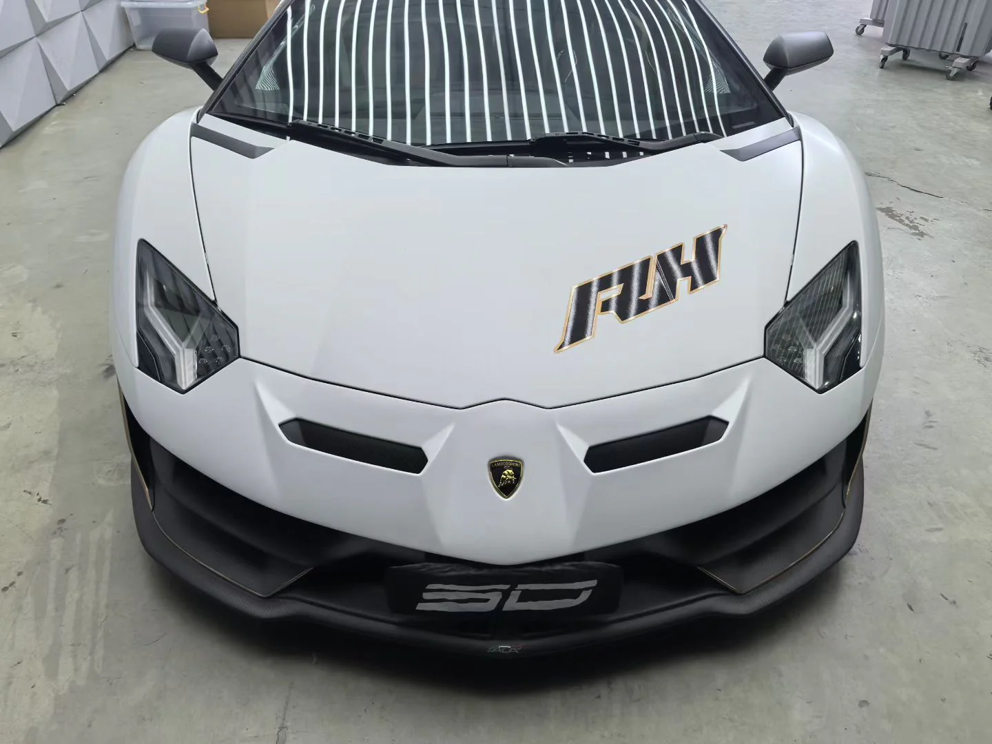 SD Dry Carbon Fibre Conversion Full Body Kit Conversion for Lamborghini Aventador LP700/720/740/750 Upgrade to SVJ Full Body Kit - Image 14