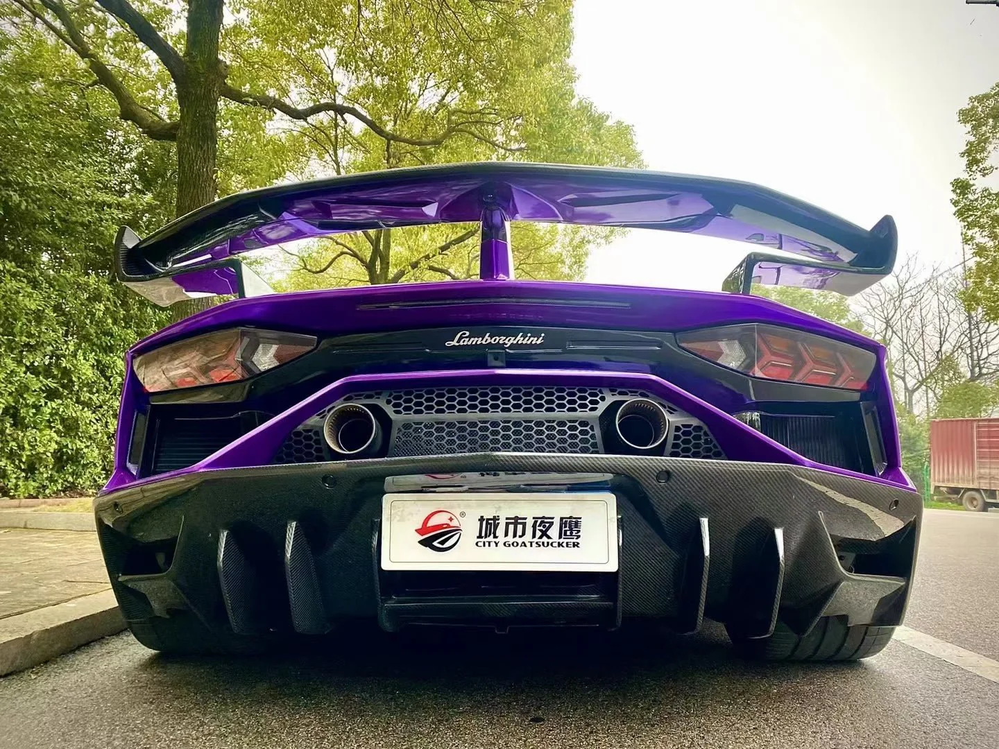 SD Dry Carbon Fibre Conversion Full Body Kit Conversion for Lamborghini Aventador LP700/720/740/750 Upgrade to SVJ Full Body Kit - Image 21