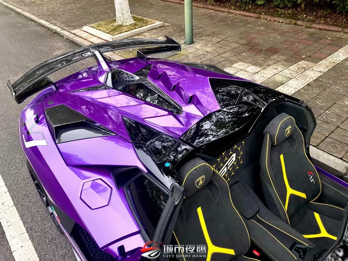 SD Dry Carbon Fibre Conversion Full Body Kit Conversion for Lamborghini Aventador LP700/720/740/750 Upgrade to SVJ Full Body Kit - Image 26