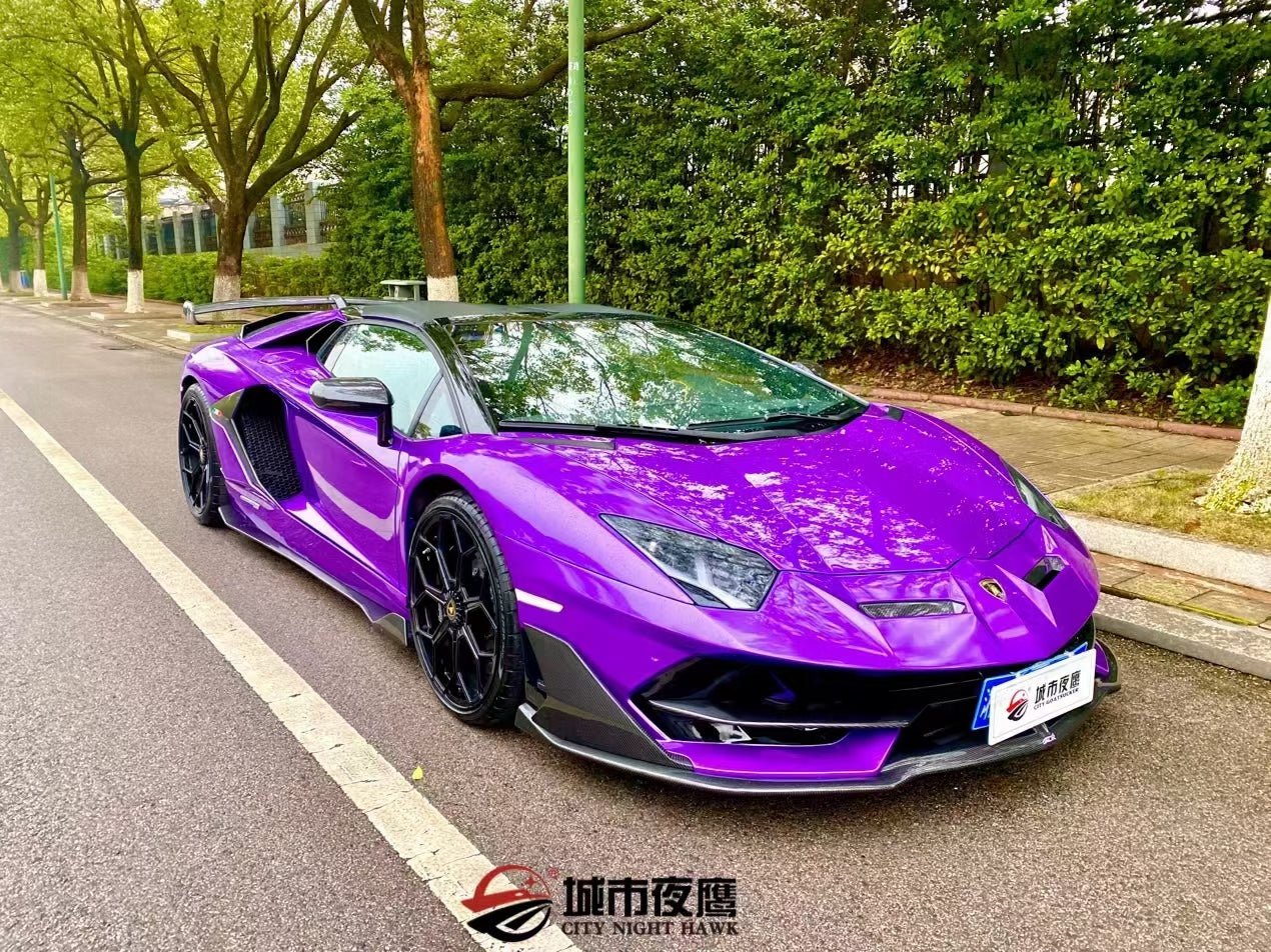 SD Dry Carbon Fibre Conversion Full Body Kit Conversion for Lamborghini Aventador LP700/720/740/750 Upgrade to SVJ Full Body Kit - Image 27