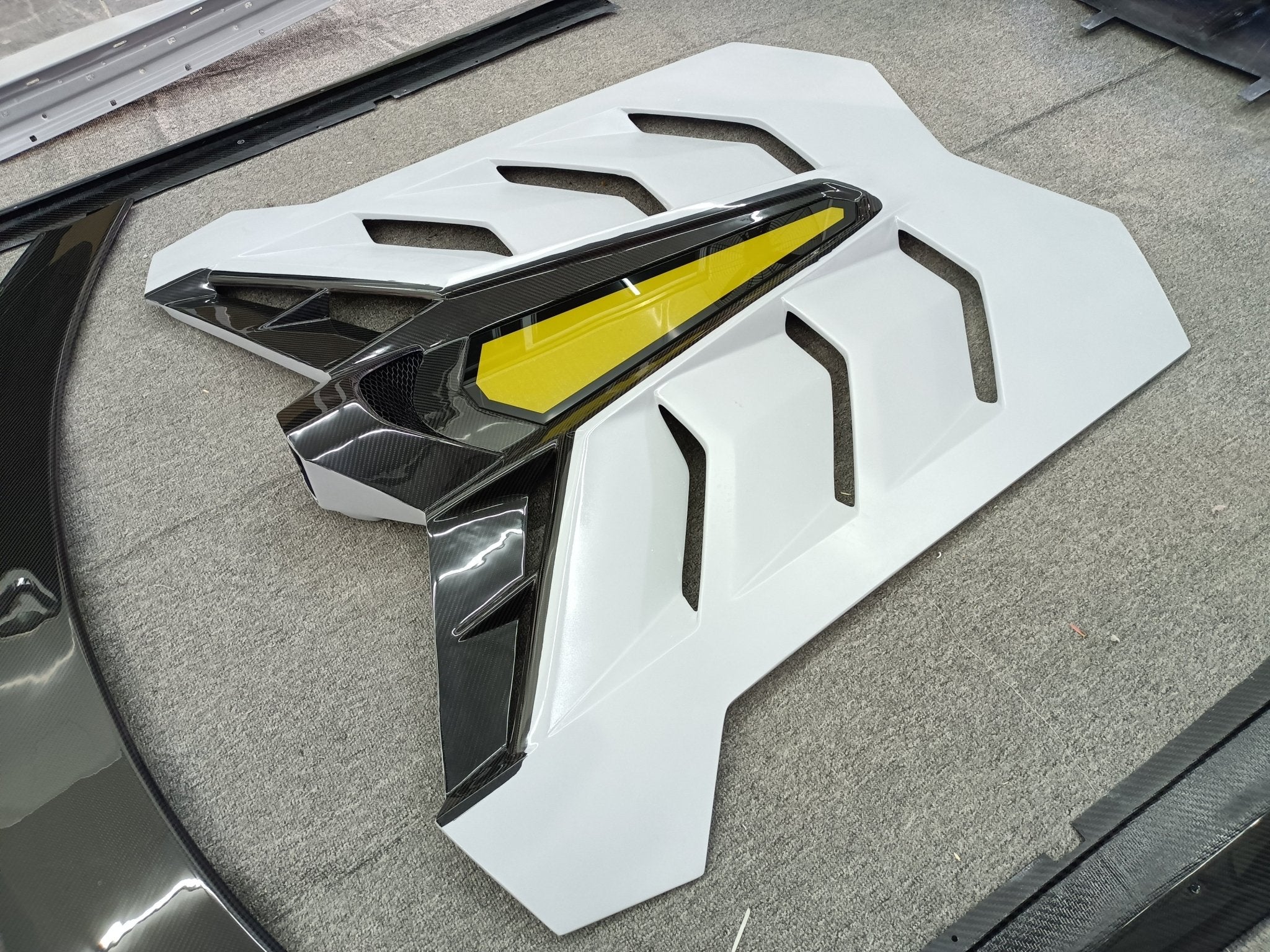 SD Dry Carbon Fibre Conversion Full Body Kit Conversion for Lamborghini Aventador LP700/720/740/750 Upgrade to SVJ Full Body Kit - Image 34