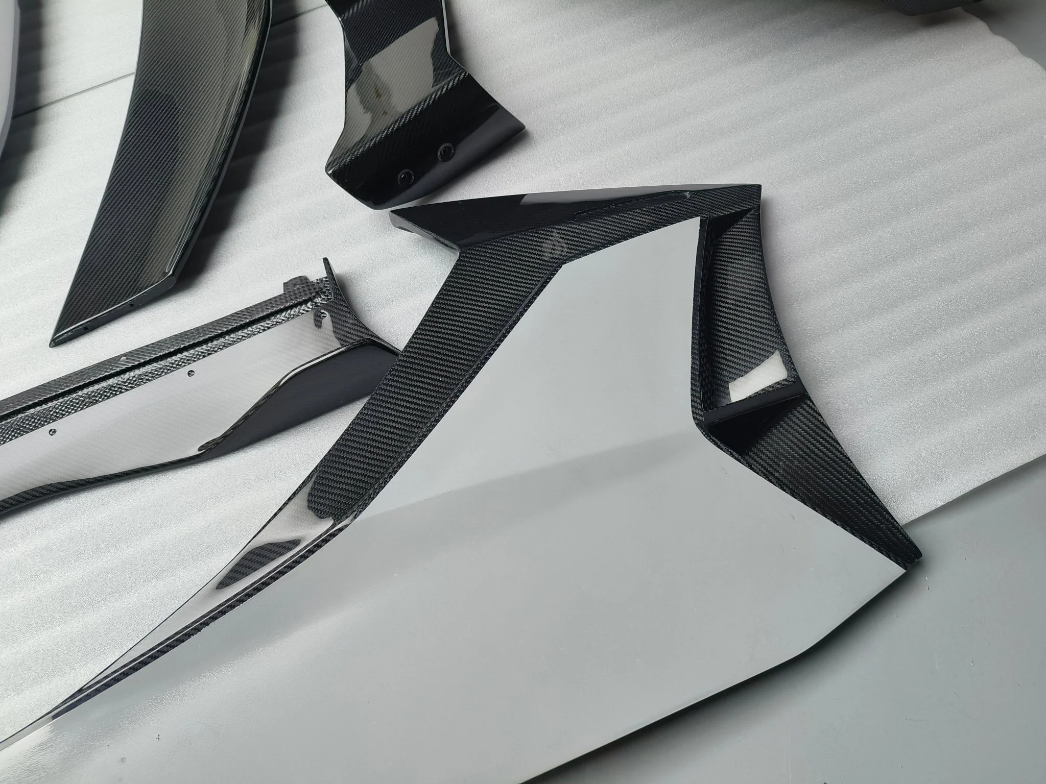SD Dry Carbon Fibre Conversion Full Body Kit Conversion for Lamborghini Aventador LP700/720/740/750 Upgrade to SVJ Full Body Kit - Image 38