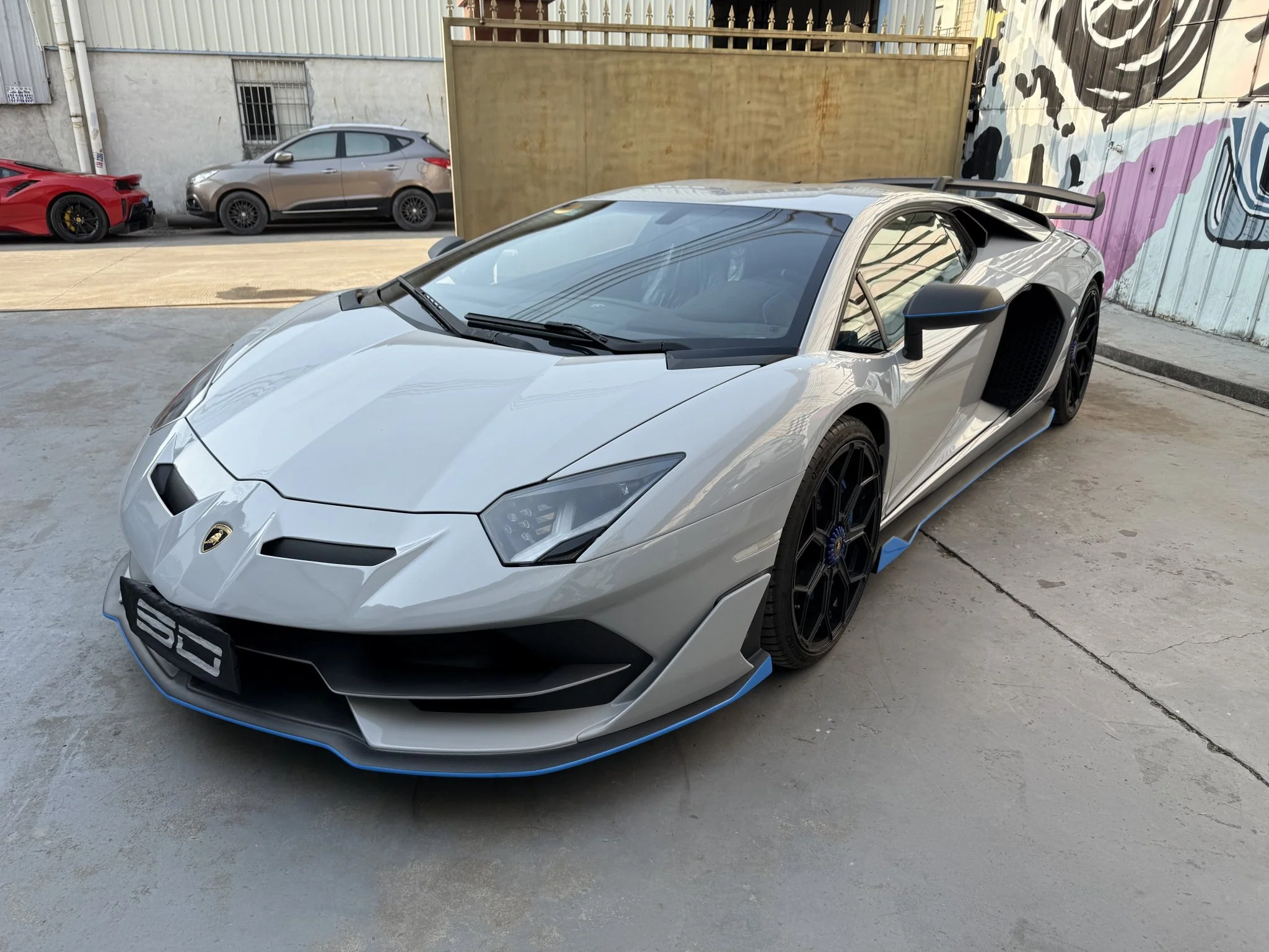 SD Dry Carbon Fibre Conversion Full Body Kit Conversion for Lamborghini Aventador LP700/720/740/750 Upgrade to SVJ Full Body Kit - Image 4