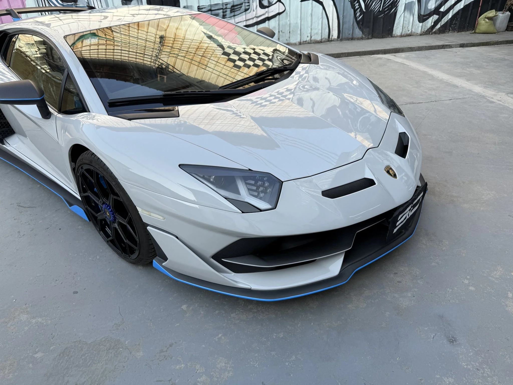 SD Dry Carbon Fibre Conversion Full Body Kit Conversion for Lamborghini Aventador LP700/720/740/750 Upgrade to SVJ Full Body Kit - Image 6