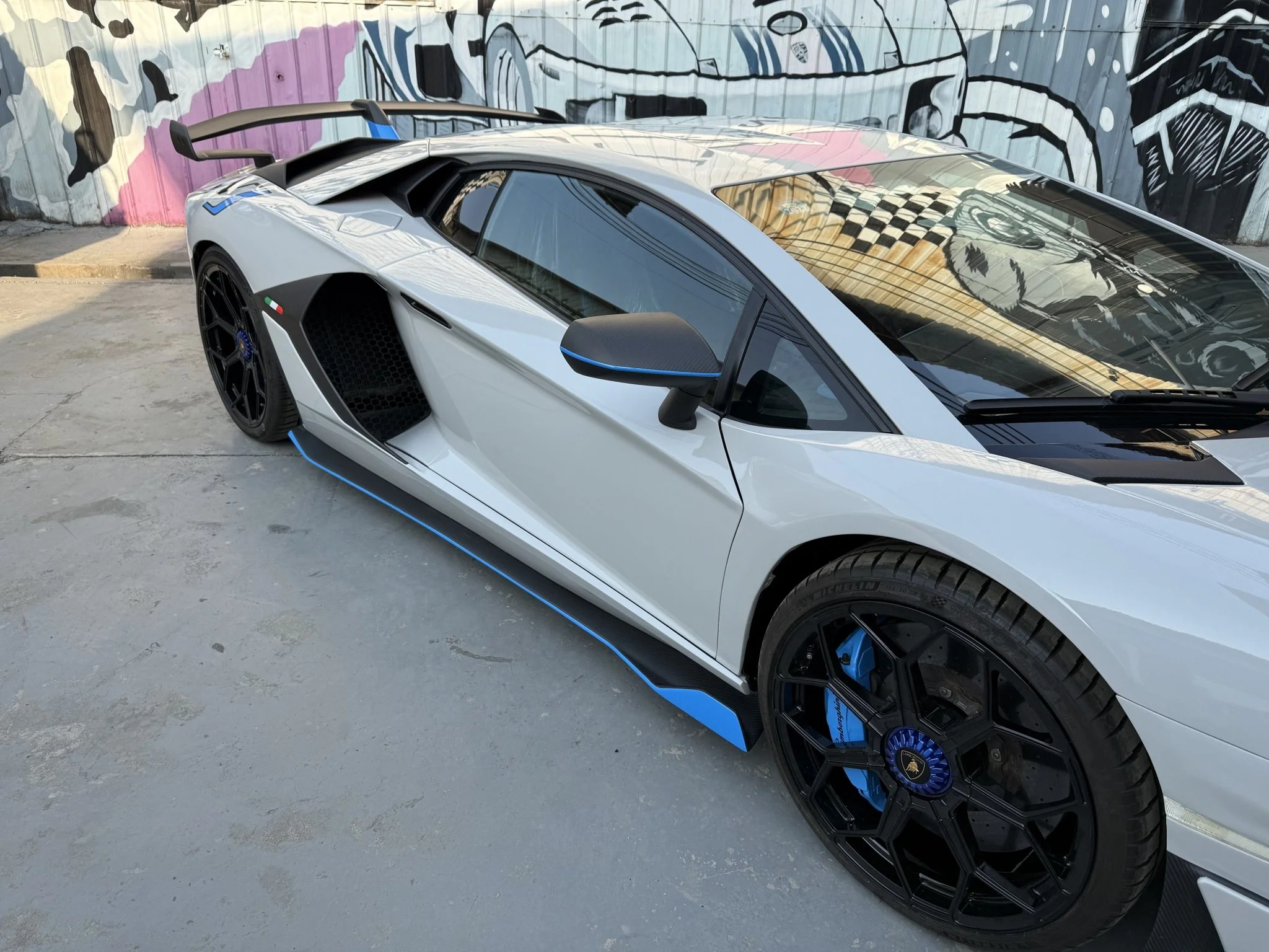 SD Dry Carbon Fibre Conversion Full Body Kit Conversion for Lamborghini Aventador LP700/720/740/750 Upgrade to SVJ Full Body Kit - Image 9