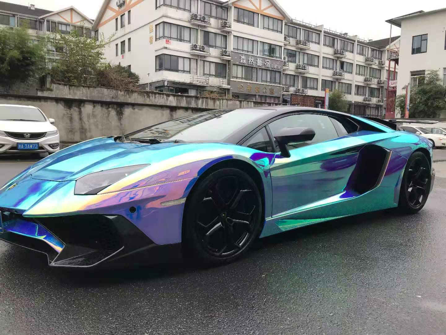 SD Dry Carbon Fibre Full Body Kit Conversion for Lamborghini Aventador LP700/720/740/750 Upgrade to SV Full Body Kit - Image 17