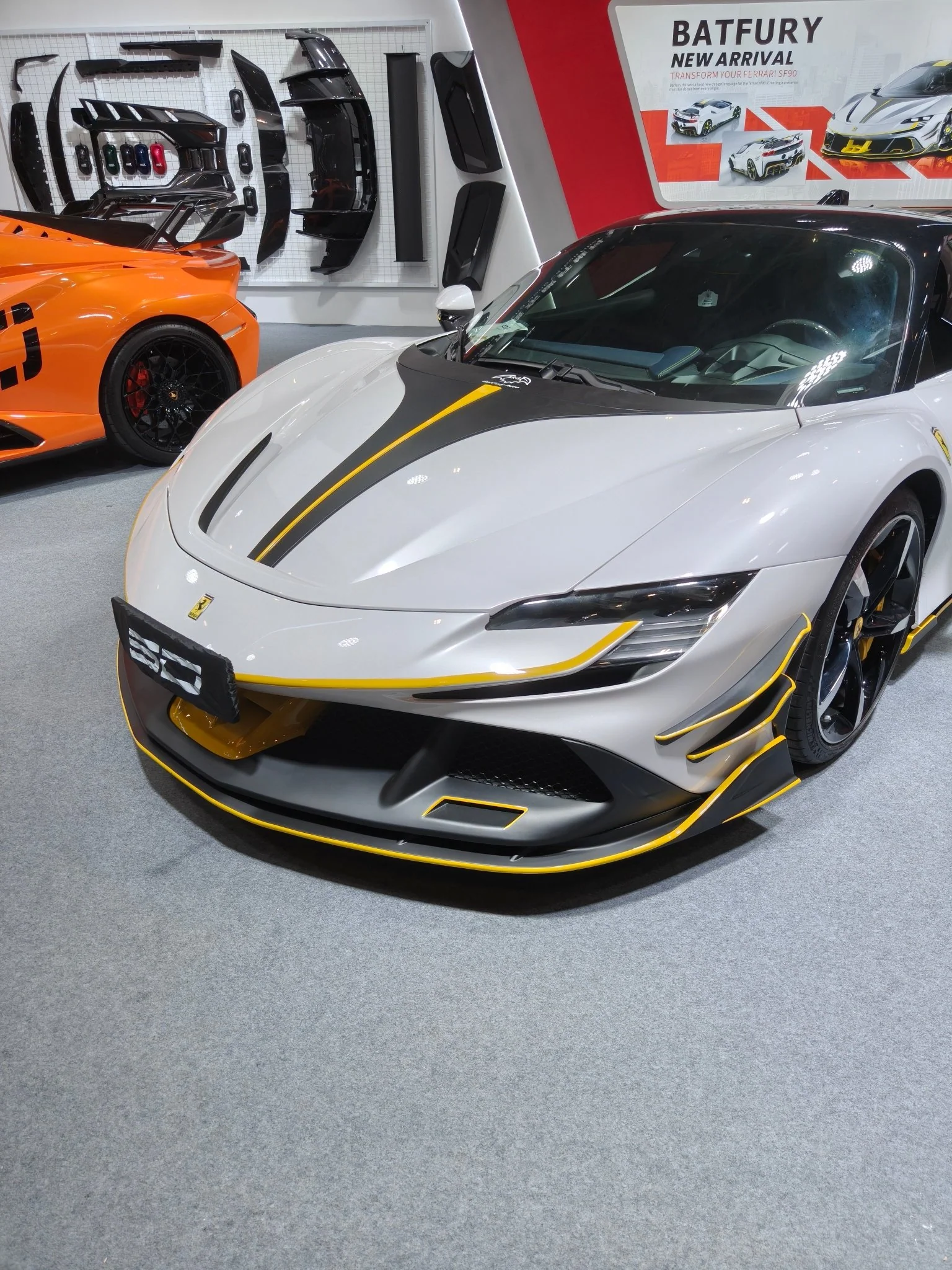 SD Dry Carbon Fibre (Prepreg) Full Aero Bodykit for Ferrari SF90 - Image 4