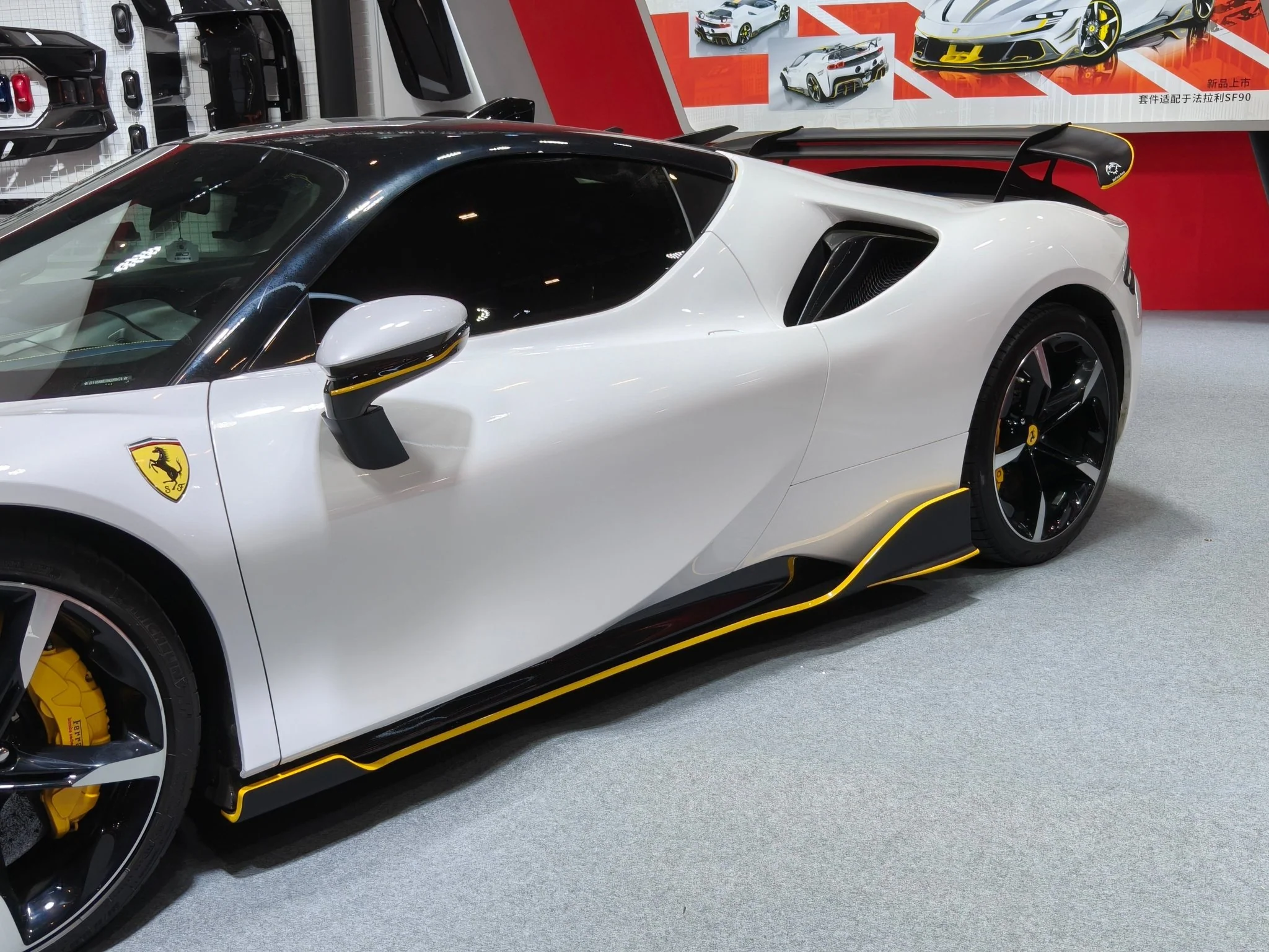 SD Dry Carbon Fibre (Prepreg) Full Aero Bodykit for Ferrari SF90 - Image 7