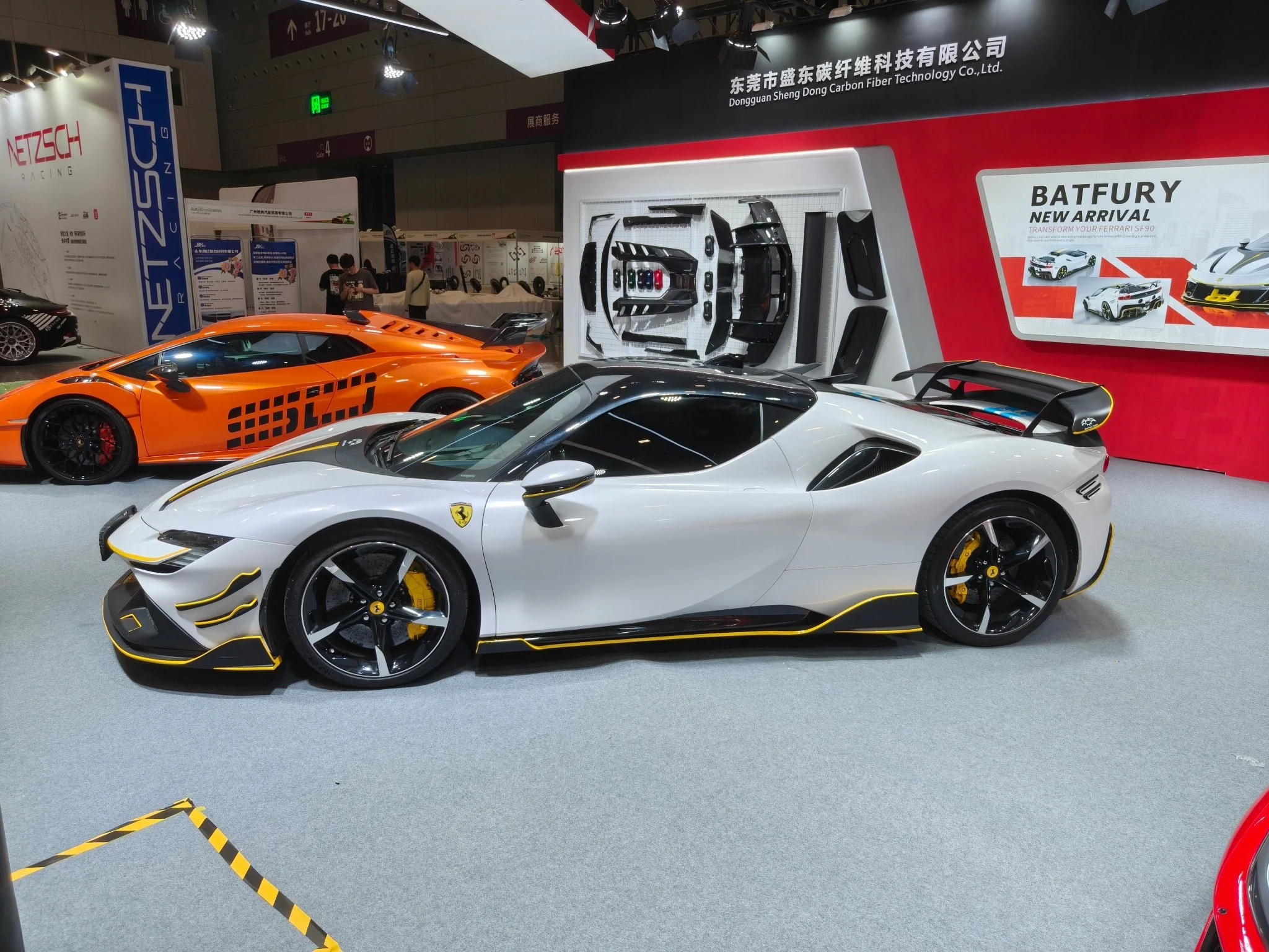SD Dry Carbon Fibre (Prepreg) Full Aero Bodykit for Ferrari SF90 - Image 8