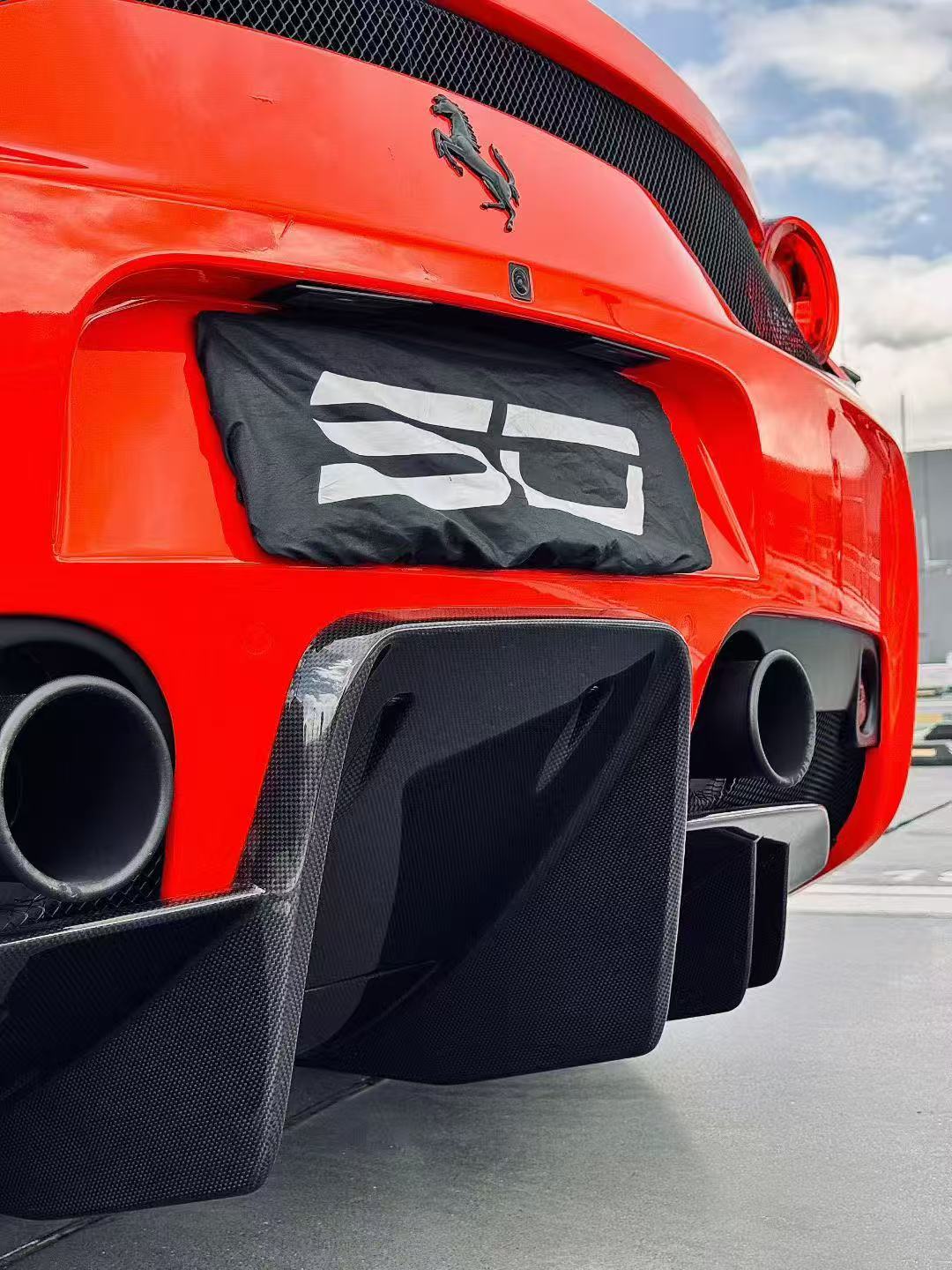 SD Ferrari 458 Italia / Spider Speciale Style Conversion Dry-Carbon Body Kit – Real Prepreg Dry Carbon - Image 23
