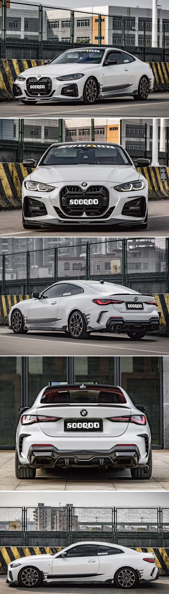 SOOQOO BMW G22 Body Kit SQ Style Dry Carbon Fiber Body Kit - Image 5