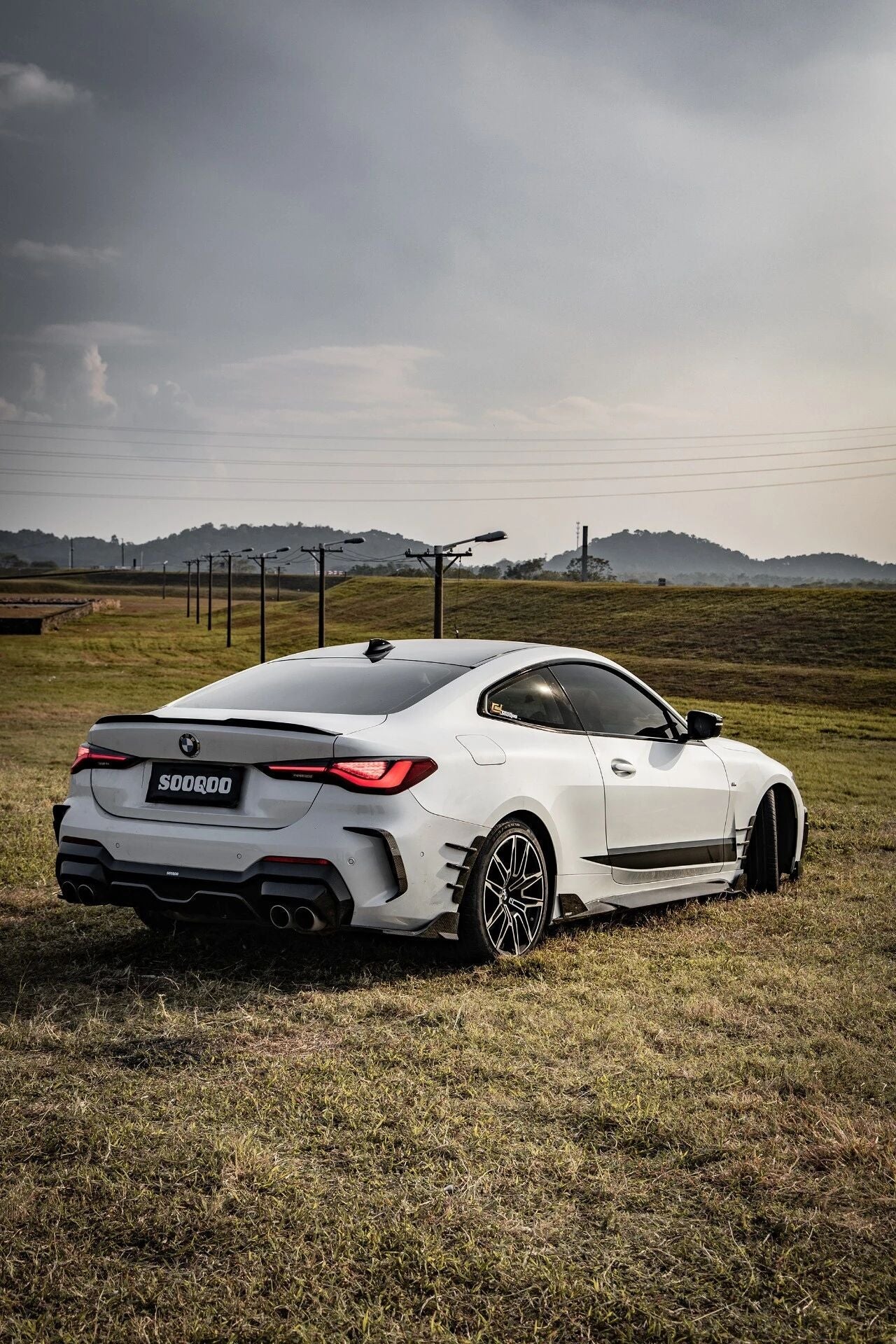 SOOQOO BMW G22 Body Kit SQ Style Dry Carbon Fiber Body Kit - Image 7