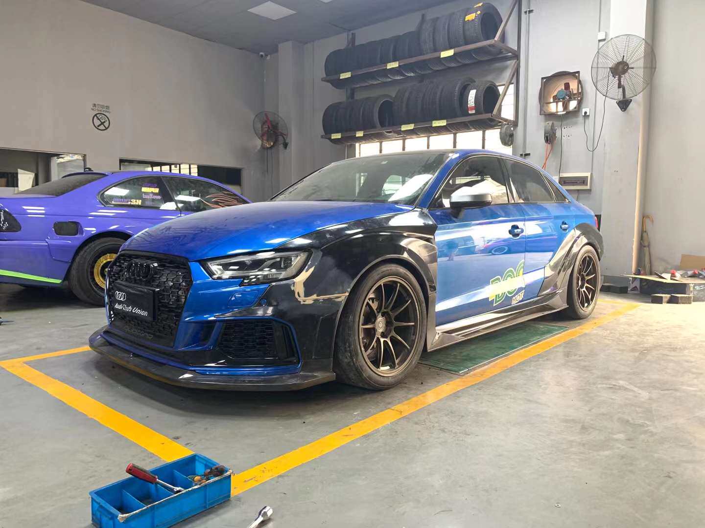 Audi RS3 8v EPR STANCEWORKZ Spec LM Widebody Kit (FRP / Carbon) - Image 8