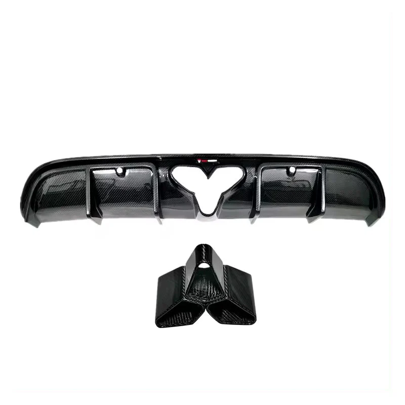 TAKD Carbon Dry Carbon Fiber Rear Diffuser & Canards for Porsche 718 Boxster / Cayman - Image 3