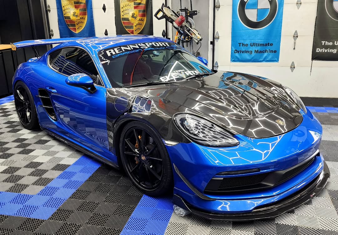 TAKD Carbon Pre-preg Carbon Fiber Hood Bonnet Porsche 718 Boxster / Cayman & 911 991.1 991.2 - Image 15