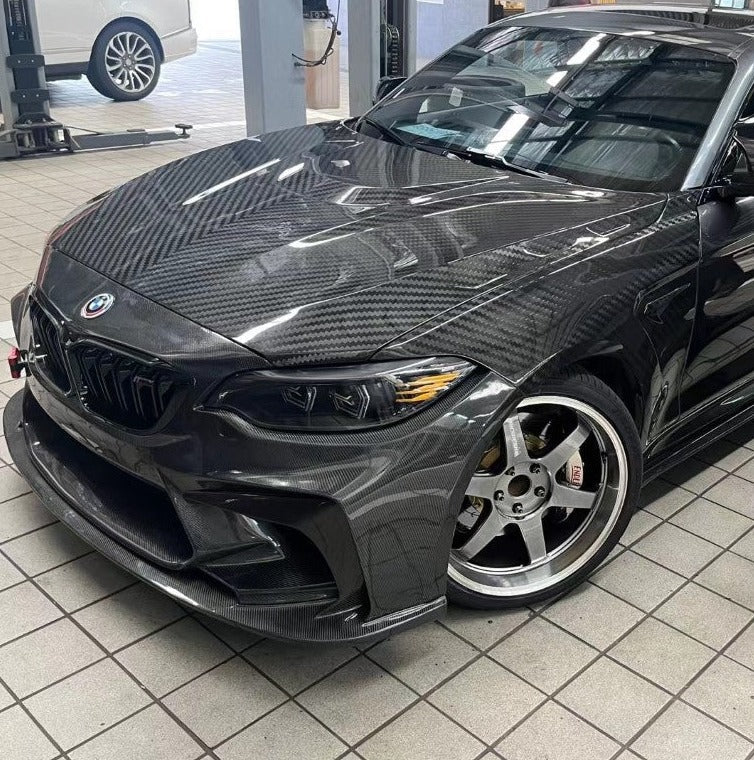 TAKD Double-sided Pre-preg Carbon Hood for BMW M2 / M2C F87 2016-2021 - Image 2
