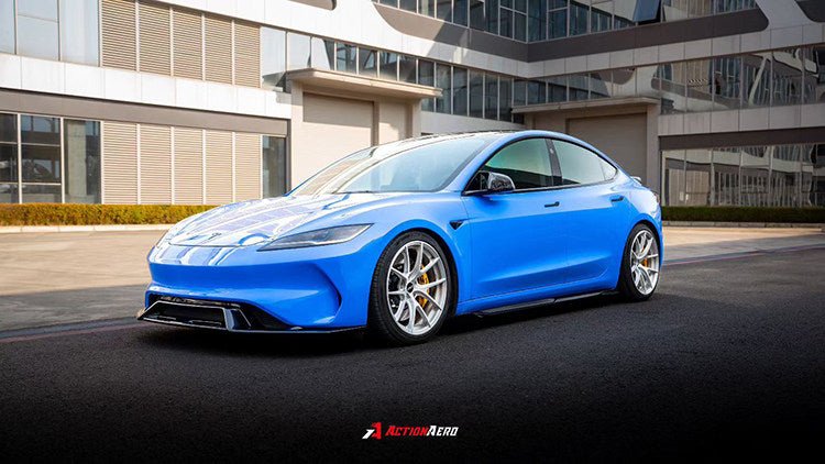 Tesla Model 3 Highland 2023-2027 AE Front Bumper Replacement - Image 12