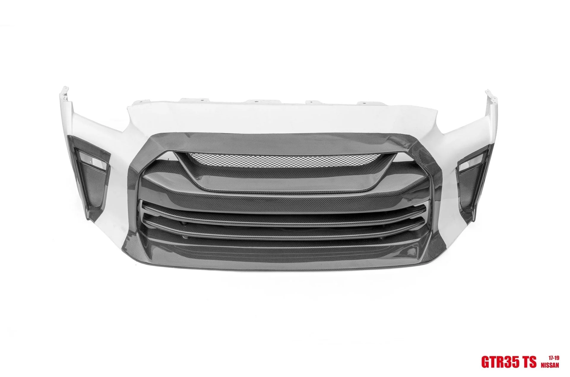 CMST TS Style Front Bumper & Front Lip for Nissan GTR GT-R R35 2008-2022 Carbon Fiber / FRP - Image 10