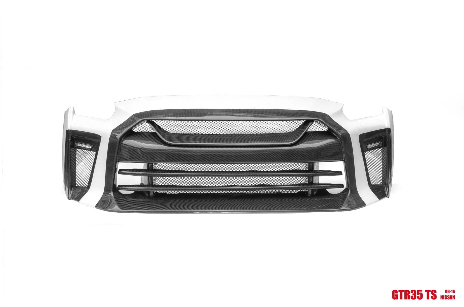 CMST TS Style Front Bumper & Front Lip for Nissan GTR GT-R R35 2008-2022 Carbon Fiber / FRP - Image 14