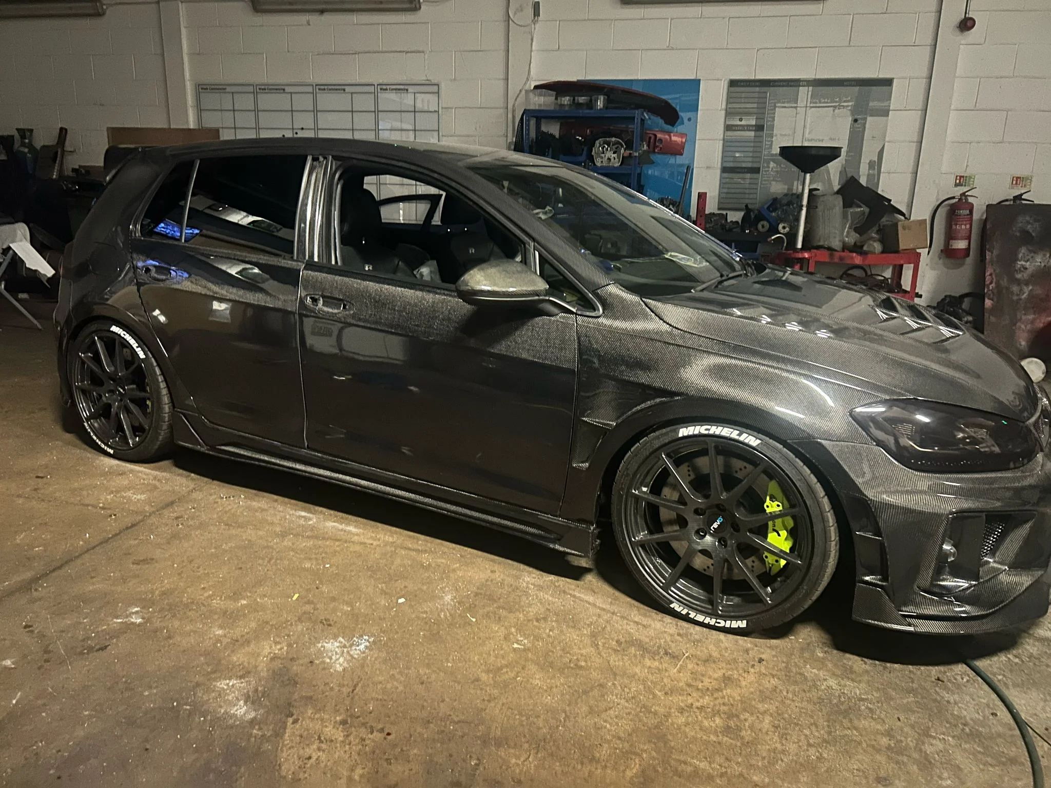 Volkswagen Golf Mk7/Mk7.5 (4 Door) OEM+ Double Sided Carbon Fibre Replacement Doors (4) (SE/GTI/R) - Image 11