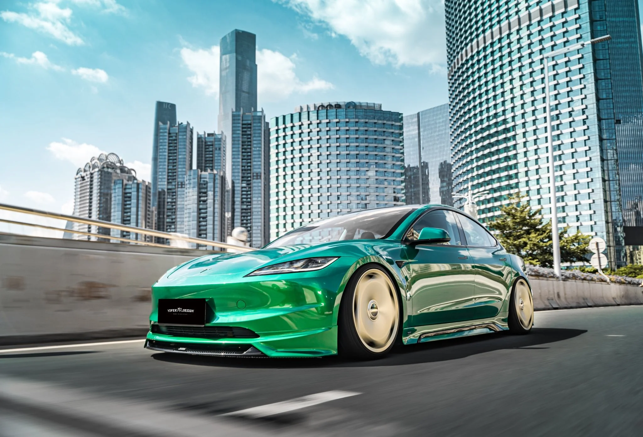 Yofer Tesla Model 3 2024+ Highland Full Polypropylene Painted Bodykit - Image 13