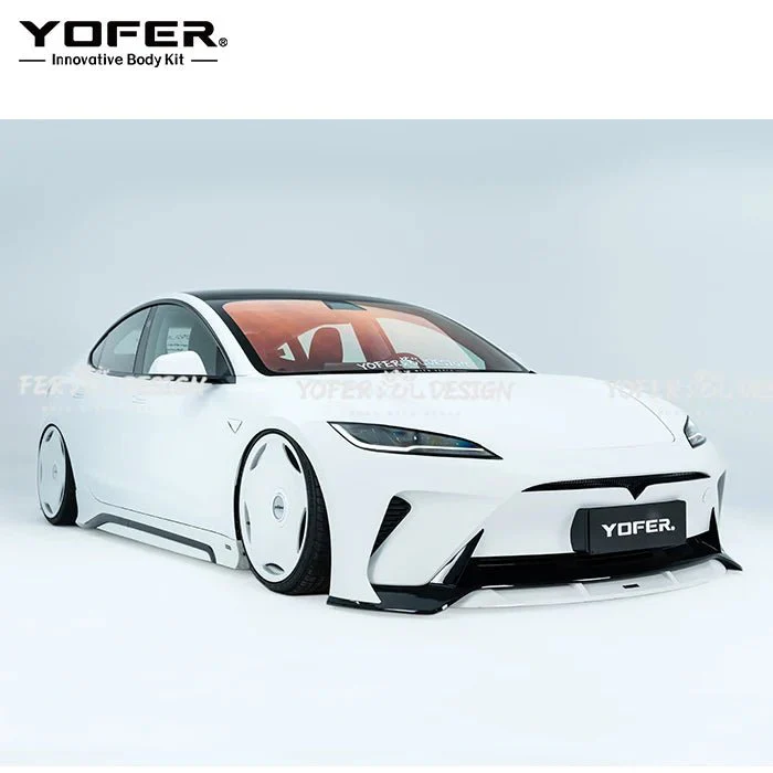 Yofer Tesla Model 3 2024+ Highland Full Polypropylene Painted Bodykit - Image 4