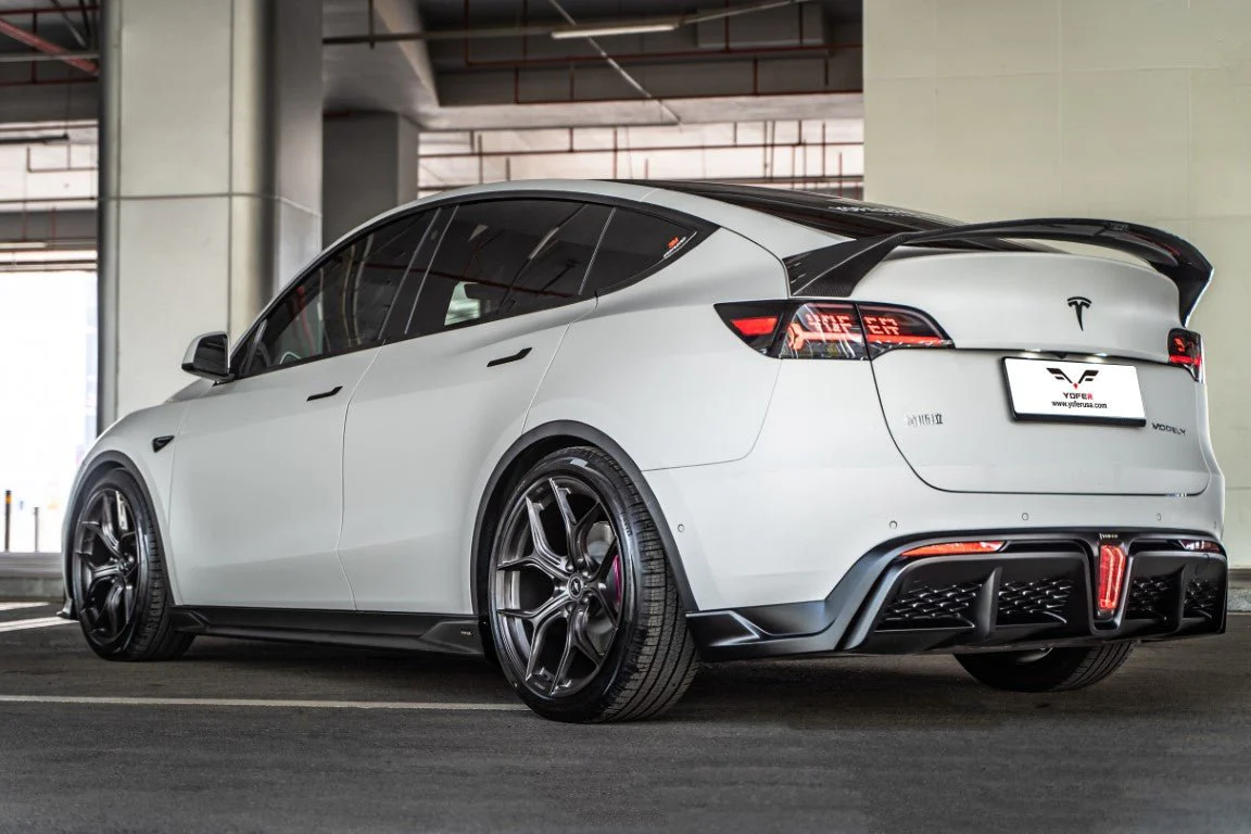 RBT Carbon Fiber Rear Spoiler Wing for Tesla Model Y / Performance - Image 5