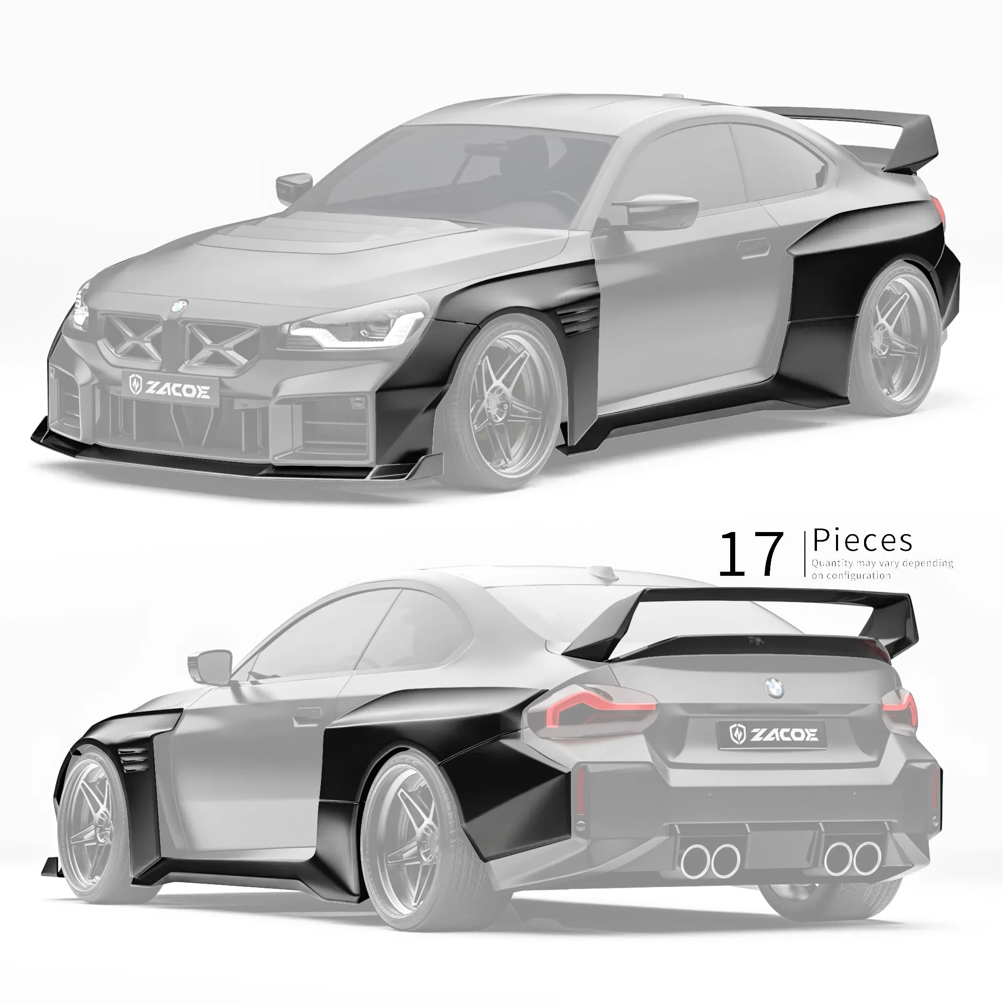 ZACOE BMW G87 M2 Carbon Fibre Widebody Kit (17pcs/set) - Image 3