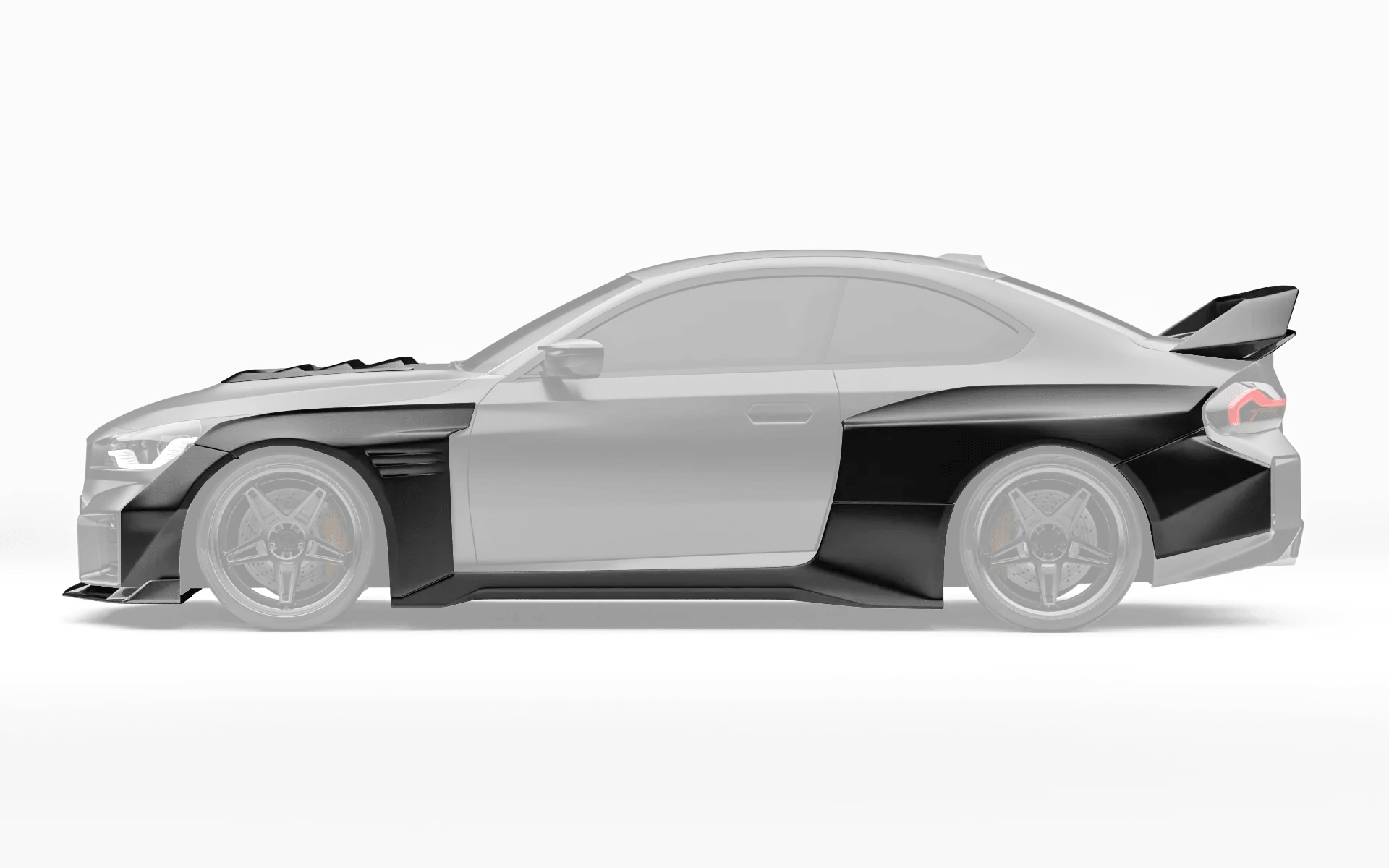 ZACOE BMW G87 M2 Carbon Fibre Widebody Kit (17pcs/set) - Image 9