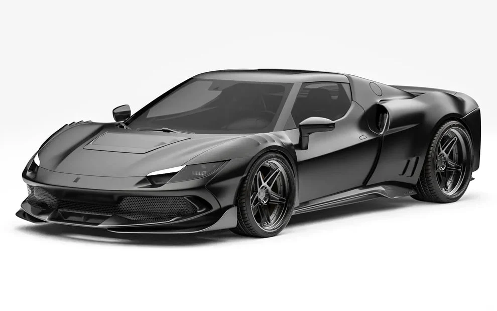 ZACOE Ferrari 296 GTB Carbon Fibre Widebody kit (17pcs/set) - Image 5