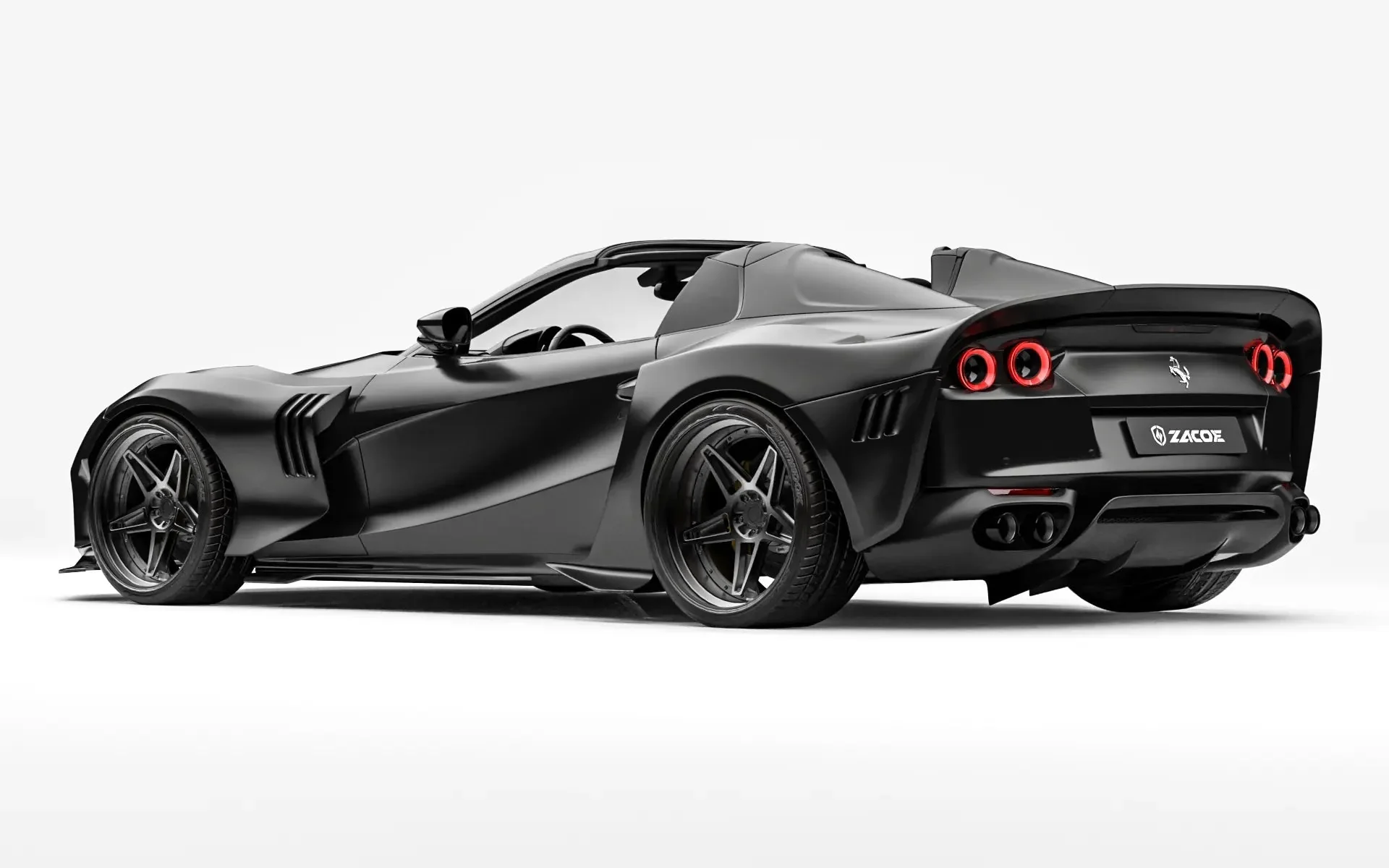 ZACOE Ferrari 812 GTS Carbon Fibre Widebody kit (12pcs/set) - Image 7