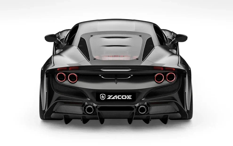 ZACOE Ferrari F8 Tributo Carbon Fibre Widebody kit (18pcs/set) - Image 13
