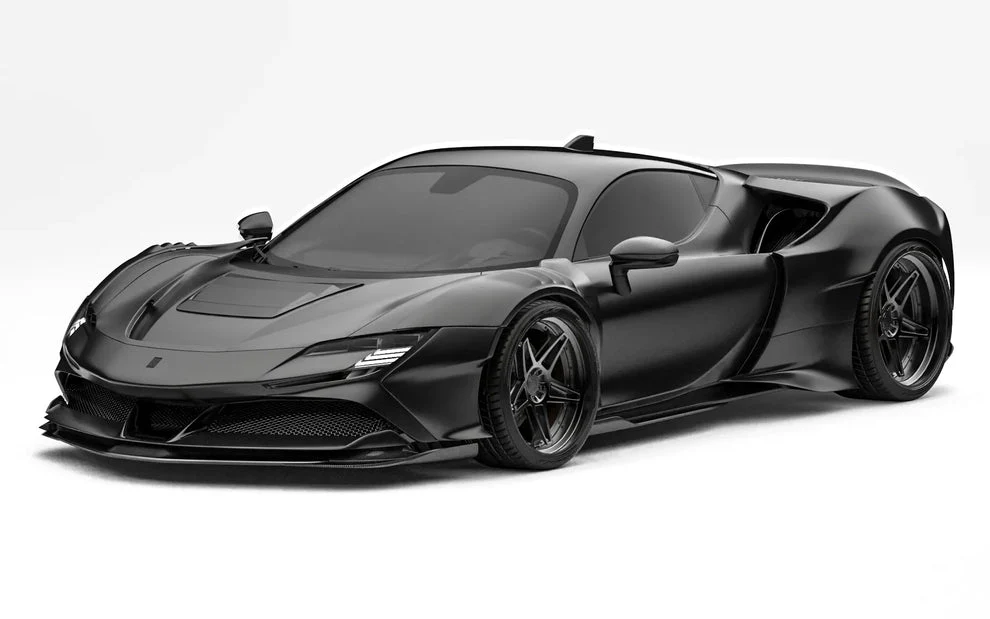 ZACOE Ferrari SF90 Stradale Carbon Fibre Widebody Body kit (18pcs/set) - Image 7