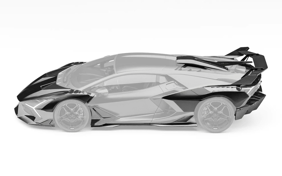 ZACOE Lamborghini Revuelto Carbon Fibre Widebody Kit (32pcs/Set) - Image 5