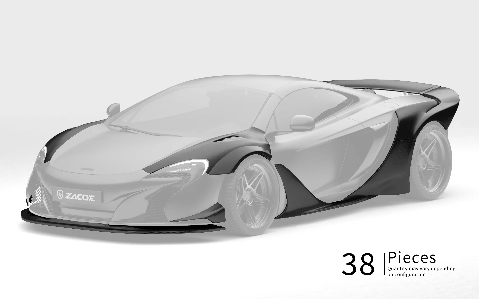 ZACOE McLaren 650S Carbon Fibre Body Kit (38pcs/set) - Image 4