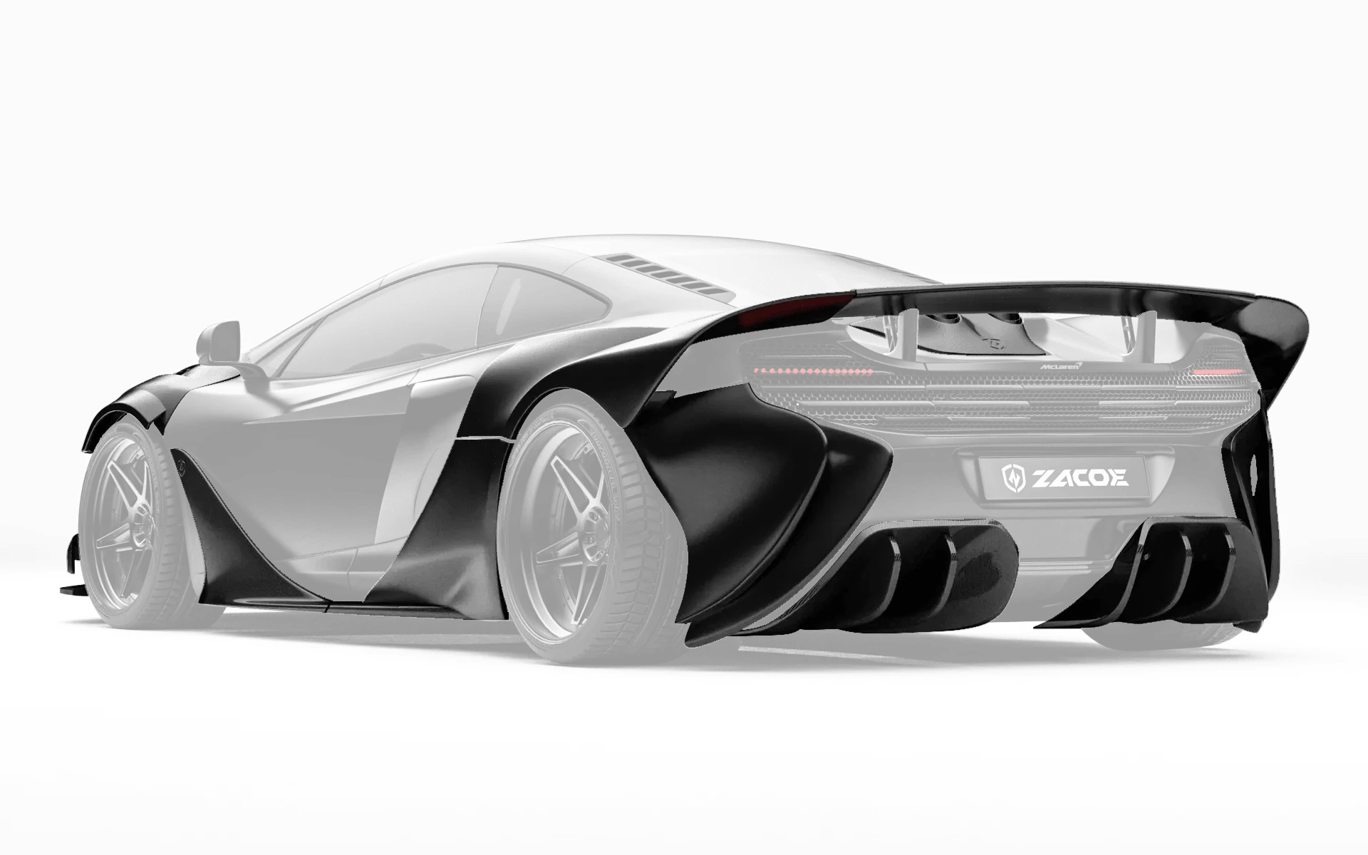 ZACOE McLaren 650S Carbon Fibre Body Kit (38pcs/set) - Image 6