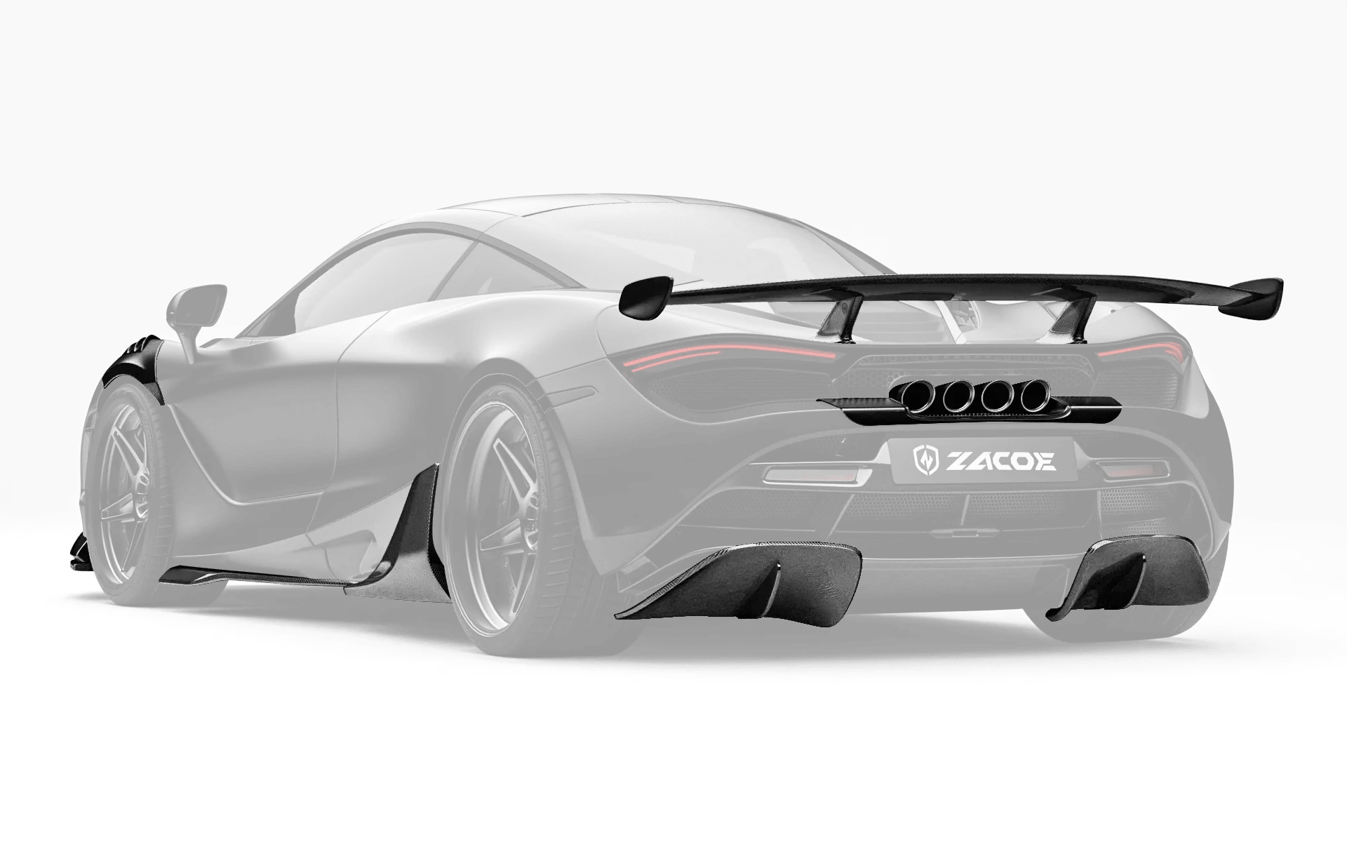 ZACOE McLaren 720s  Carbon Fibre  Body Kit (16pcs/set) - Image 5