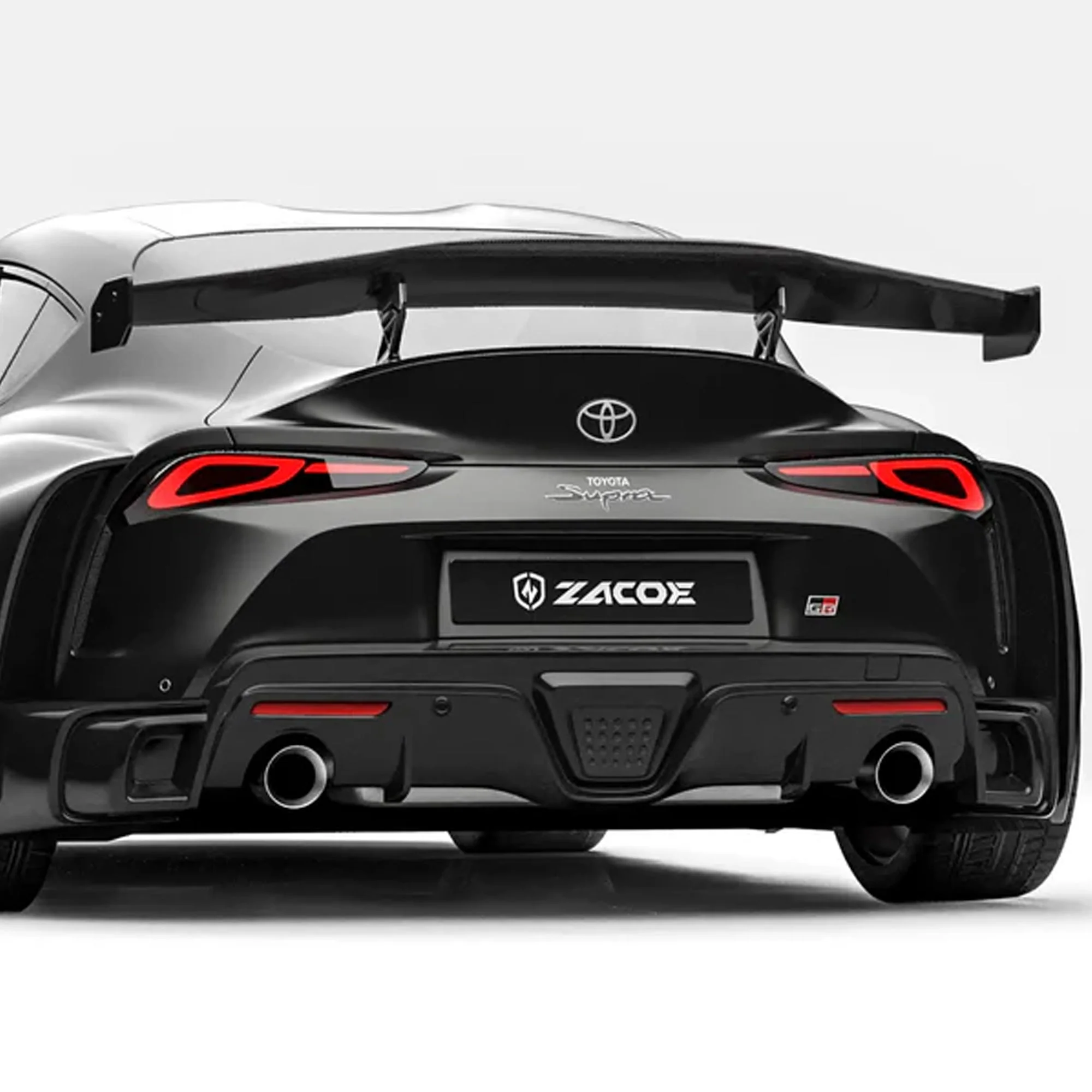 ZACOE Toyota GR Supra Dry-Carbon 9pcs/set GT Wing - Image 2