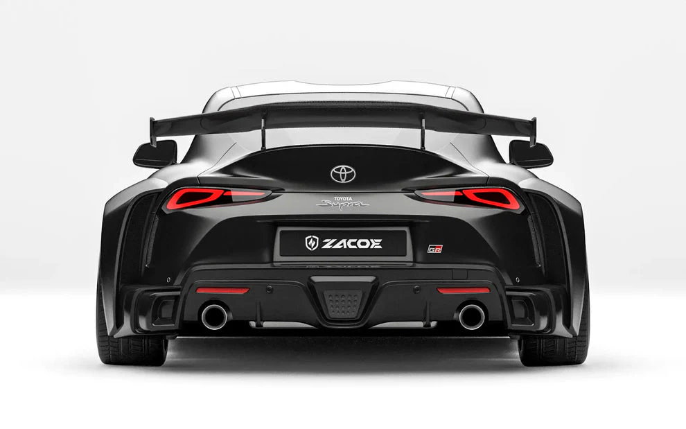 ZACOE Toyota GR Supra Dry-Carbon 9pcs/set GT Wing - Image 3